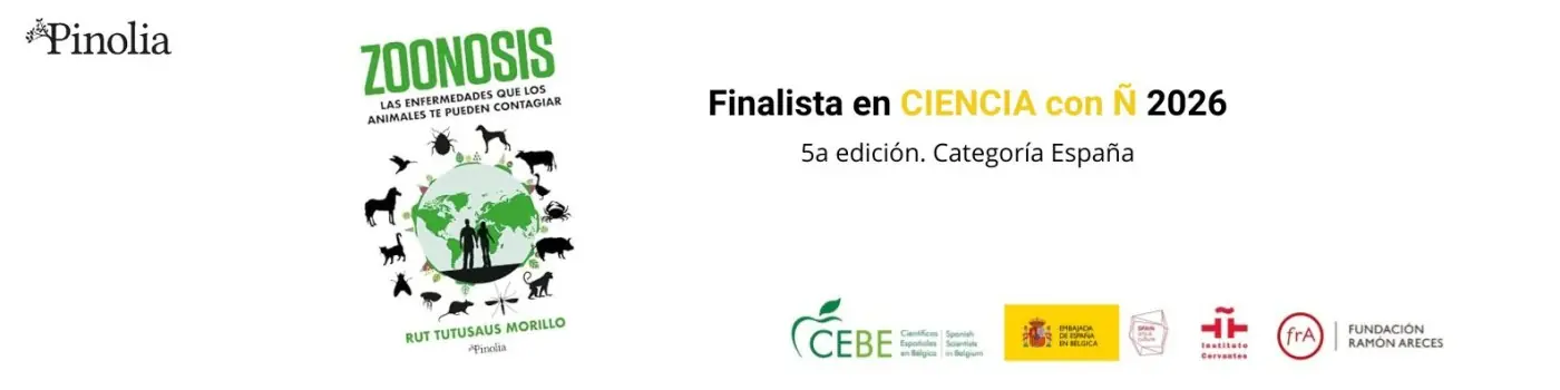 Libro Zoonosis (Editorial Pinolia) - Finalista en CIENCIA con Ñ 2026